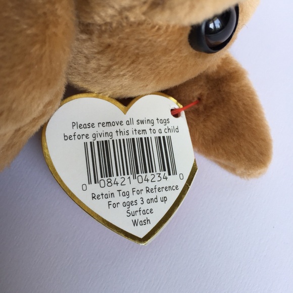 Ty Tiny The Chihuahua Brown Plush Dog Toy Beanie Babies - Picture 5 of 9